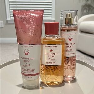 ❌SOLD❌ Bath & Body Works Pink and Gold Body Wash Collection